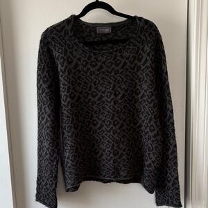 Wooden Ships Printed Crewneck Sweater S/M